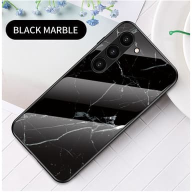 SKALO Samsung S23 Marmori karkaistu lasi TPU-suojakuori - #3
