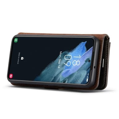 DG MING Samsung S23 Plus 2-in-1 magneetti lompakkokotelo - Harmaa