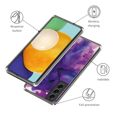 SKALO Samsung S23 Marmori TPU kuori - #8