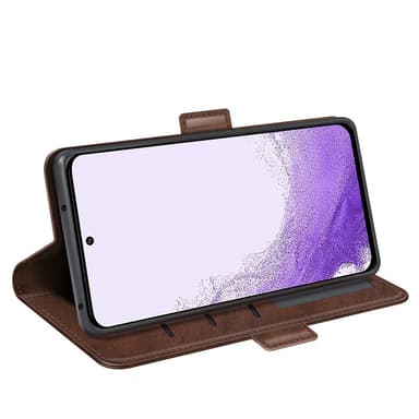 SKALO Samsung S23 Premium Wallet Lompakkokotelo - Ruskea