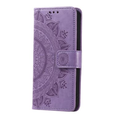 SKALO Samsung S23 Mandala lompakkokotelo - Violetti