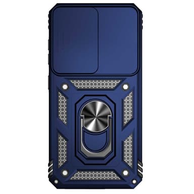 SKALO Samsung S23 Armor hybridi metallirengas kameran liukusäädin - - Sininen