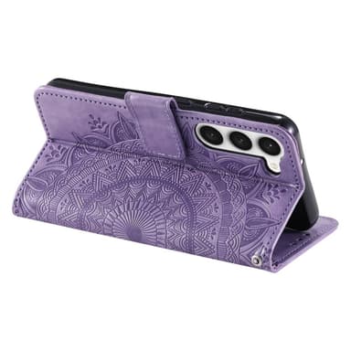 SKALO Samsung S23 Mandala lompakkokotelo - Violetti