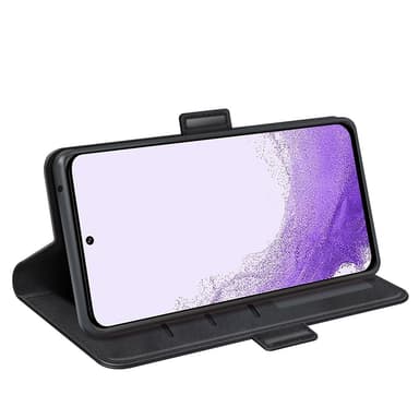 SKALO Samsung S23 Premium Wallet Lompakkokotelo - Musta