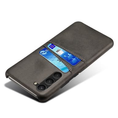 SKALO Samsung S23 PU-nahkainen Korttikotelo - Musta