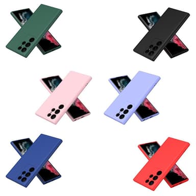 SKALO Samsung S23 Ultra Ultraohut TPU-kuori - Sininen