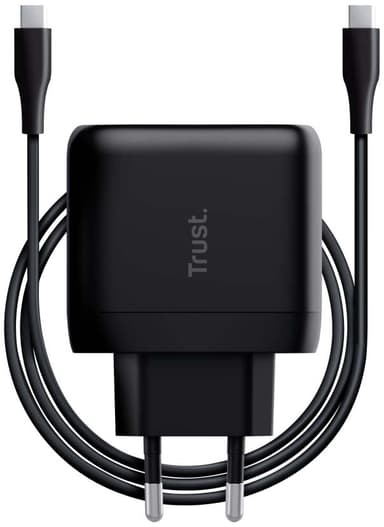 Trust MAXO 65W USB-C laturi musta