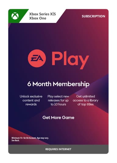 EA Play 6 Month Membership - XBOX One,Xbox Series X,Xbox Series S