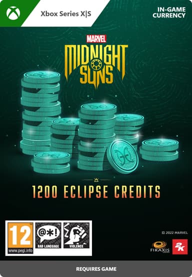 Marvel's Midnight Suns - 1,200 Eclipse Credits - Xbox Series X,Xbox Se