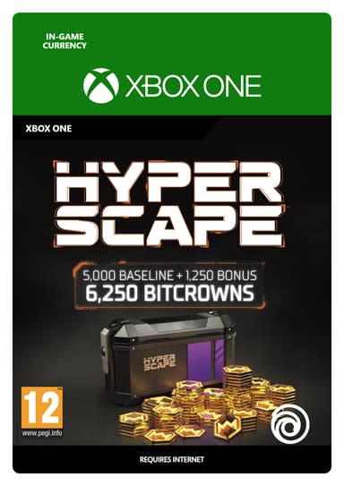 Hyper Scape Virtual Currency: 6250 Bitcrowns Pack - XBOX One