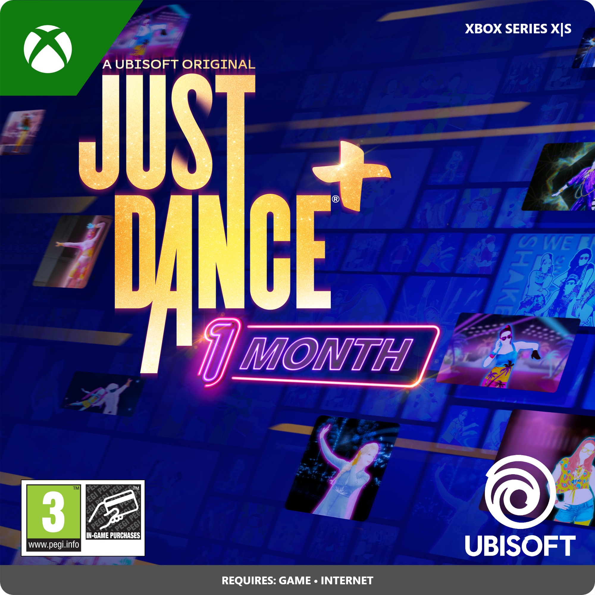 Just Dance®+ 1 Month Pass - Xbox Series X,Xbox Series S