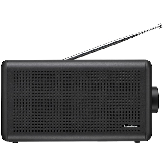 Radionette Explorer E7 radio (musta)