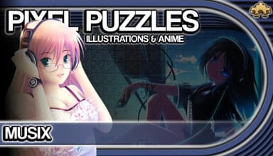 Pixel Puzzles Illustrations & Anime - Jigsaw Pack: Musix - PC Windows