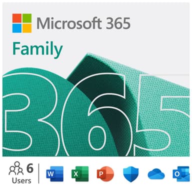 Microsoft 365 Family - Premium Office -sovellukset - 12 kuukauden tilaus