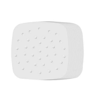 Air Fryer kertakäyttöinen paperi neliö 18 cm 100 kpl Valkoinen