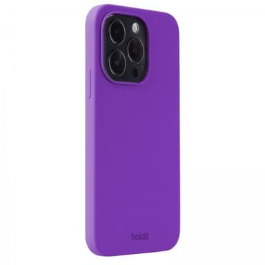 holdit iPhone 14 Pro Kuori Silikoni Bright Purple
