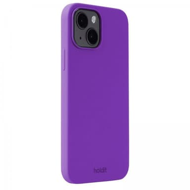 holdit iPhone 14 Kuori Silikoni Bright Purple