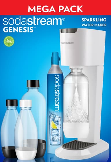 SodaStream Genesis Megapack S1017514774 (valkoinen)
