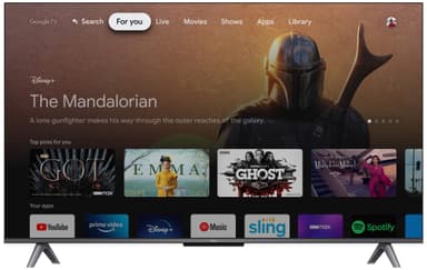TCL 43'' QLED770 4K älytelevisio (2023)