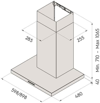 Savo dCH-m7506-W liesikupu 60 cm valkoinen