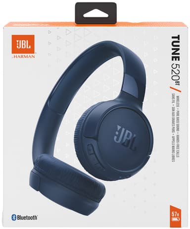 JBL Tune 520BT langattomat on-ear kuulokkeet (sininen)