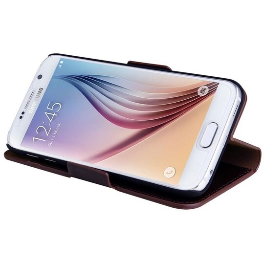 Sandstrøm lompakkosuoja Galaxy S6 S2S6BR15 (ruskea)