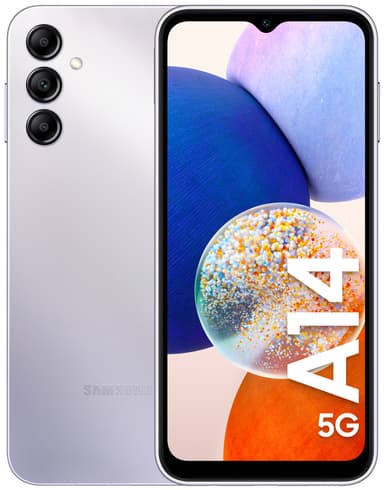 Samsung Galaxy A14 5G älypuhelin 4/128 GB (hopea)