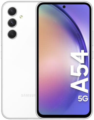 Samsung Galaxy A54 5G älypuhelin 8/256 GB (valkoinen)