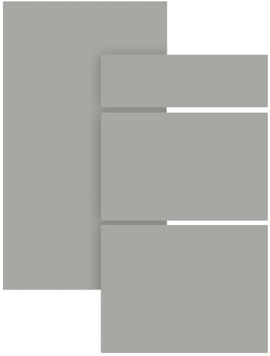 Epoq Trend Eco kaapinovi keittiöön 50x22 (teräksenharmaa)