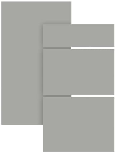 Epoq Trend Eco kehys keittiöön 233x5 (teräksenharmaa)