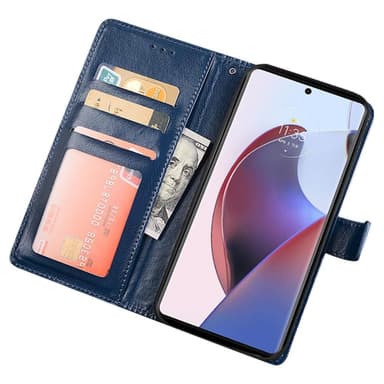 IDEWEI Lompakkokotelo Motorola Moto G53 5G - Musta