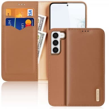 DUX DUCIS Samsung Galaxy S23 Plus Kotelo Hivo Series Ruskea