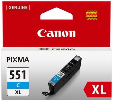 Canon CLI-551XL mustekasetti (syaani)