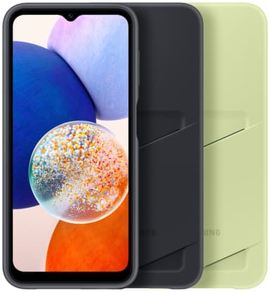 Samsung Galaxy A14 LTE/5G Card Slot lompakkokotelo (musta)