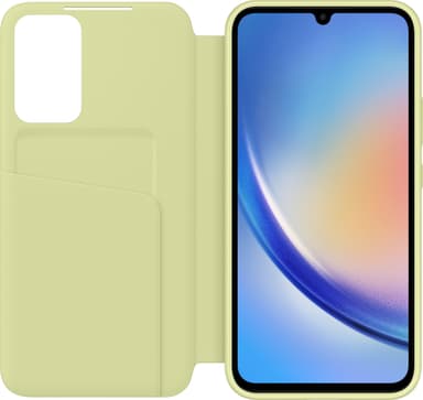 Samsung Galaxy A34 Smart View lompakkokotelo (vihreä)