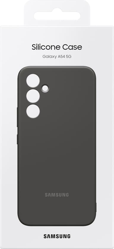 Samsung Galaxy A54 Silicone suojakuori (musta)