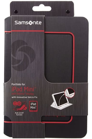 Samsonite Portfolio kotelo iPad mini (musta/punainen)