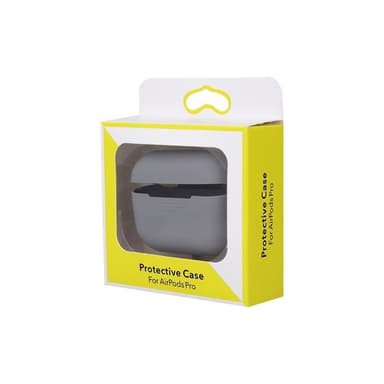 Airpods Pro Suojakotelo koukulla, harmaa