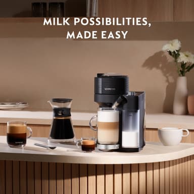 Nespresso Vertuo Lattissima By Delonghi kapselikeitin ENV300.B (musta)