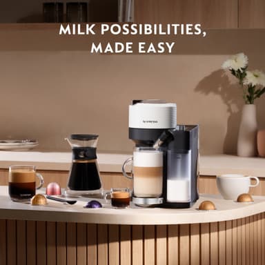 Nespresso Vertuo Lattissima By Delonghi kapselikeitin ENV300.W (valk.)