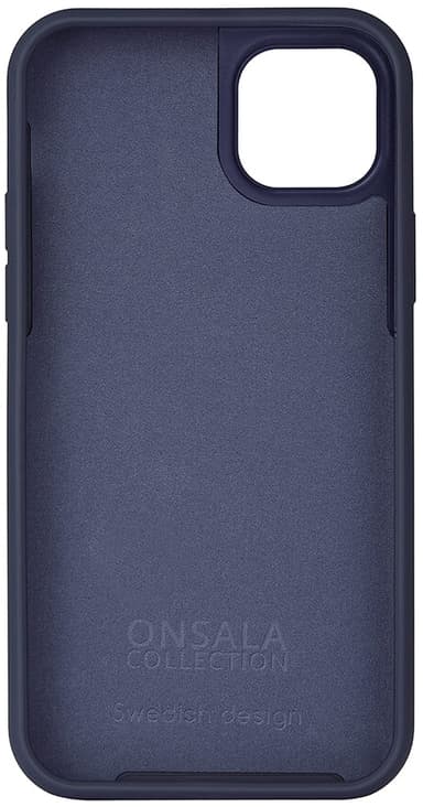 Onsala iPhone 14 Plus Silicone suojakuori (sininen)