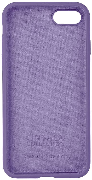 Onsala iPhone 8/7/6/SE Silicone suojakuori (violetti)