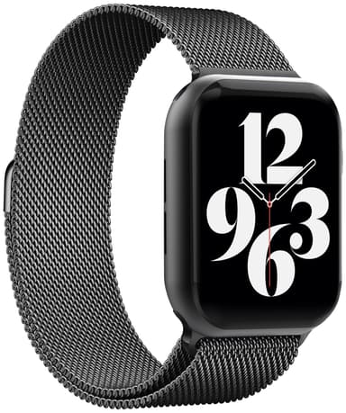 Puro Apple Watch 38-41 mm Milanese ranneke (musta)