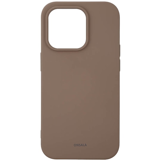 Onsala iPhone 14 Pro Max Silicone suojakuori (ruskea)