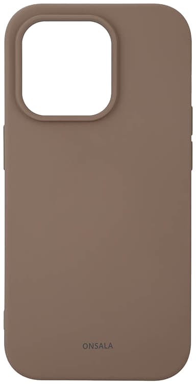 Onsala iPhone 14 Pro Max Silicone suojakuori (ruskea)