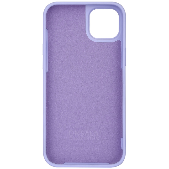 Onsala iPhone 14 Plus Silicone suojakuori (violetti)