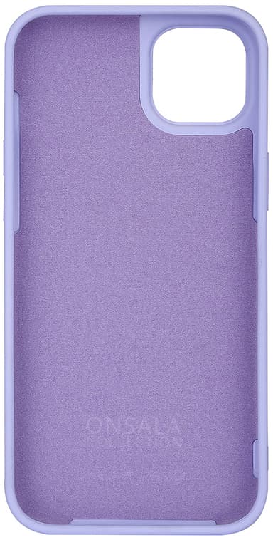 Onsala iPhone 14 Plus Silicone suojakuori (violetti)
