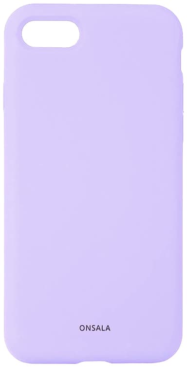 Onsala iPhone 8/7/6/SE Silicone suojakuori (violetti)