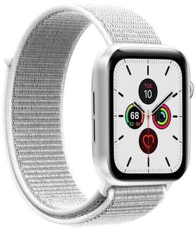 Puro Apple Watch 38-41 mm nailonranneke (valkoinen)