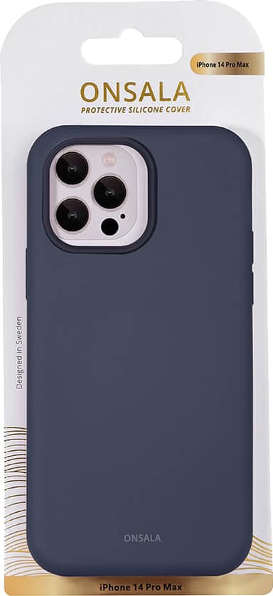 Onsala iPhone 14 Pro Max Silicone suojakuori (sininen)